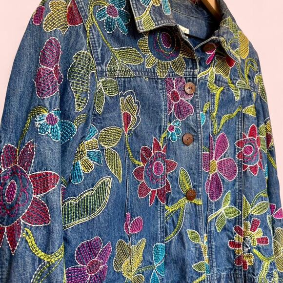 Vintage Coldwater Creek Denim Jacket - Picture 5 of 8